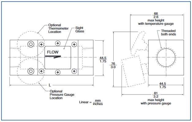 Mechanical Flowmeter Medium Diagram