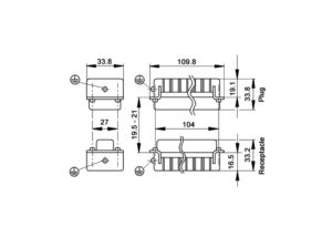 HBE 24 Inserts Cage Clamped