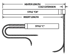 Style C and CN Crimp Connected leads