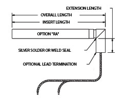 Round Cartridge RA Right Angle Sheath Extension