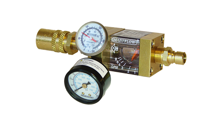 IceCube Flowmeters with Brass or Nylon Ends